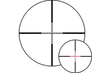 Image of Noblex-Docter Optics Vector Rifle Scope, 2.5-15x50mm, 30mm Tube, Second Focal Plane, 1/4 MOA, MilDot Reticle, Black, 56428