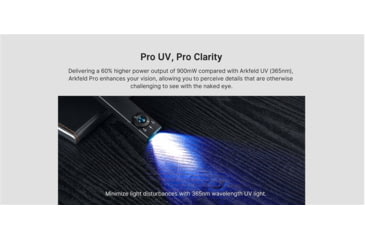 Image of Olight Arkfeld Pro LED Rechargeable Flashlight / UV Light &amp; Green Laser, 1300 Lumen, Black, FL-OL-ARKFELDPRO-CWBK