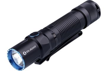 Image of Olight M2T Warrior Dual Switch Tactical Flashlight - CREE XHP35 HD LED - 1200 Lumens - Uses 2 x CR123A Included or 1 x 18650, Black OLIGHT-M2T
