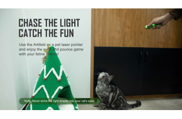 Image of Olight Olight Arkfeld 1000 Lumen Rechargeable EDC Flashlight &amp; Green Laser, Black, FL-OL-ARKFELD-CWBK
