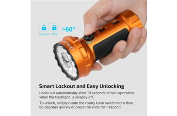 Image of Olight Marauder Mini 2 10000 Lumen Flashlight Orange