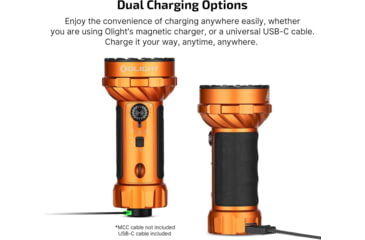 Image of Olight Marauder Mini 2 10000 Lumen Flashlight Orange