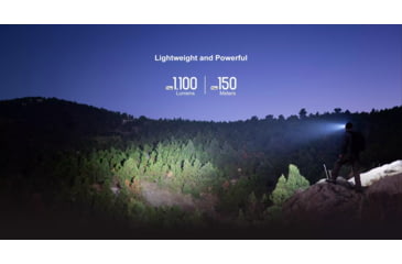 Image of Olight Olight Perun 2 Mini 1100 Lumen Rechargeable Headlamp, Black, FL-OL-PERUN2MINI-CWBK
