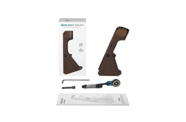 Image of Olight Olight Sigurd Desert Tan Angled Foregrip with Built-in 1450 Lumen Rechargeable Tactical Flashlight, Tan, FL-OL-SIGURD-TN