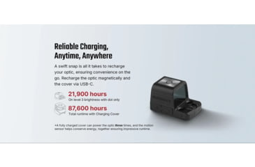 Image of Osight S 1x17-21mm Reflex Red Dot Sight, 2 MOA Dot, Black, Osight S