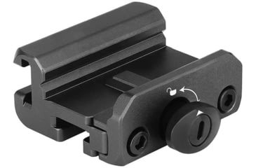 Image of Olight Picatinny Rail For Odin Mini Adapter, Black, MNT-OL-ODINPIC