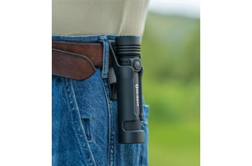 Image of Olight Seeker 4 Pro CW, Rechargeable Handheld Flashlight, 4,600 Lumens, Black, Includes Holster, SEEKER4PROMTBKCW