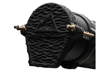 Image of One Hundred Concepts Ruggedized ScopeCap 3, w/ ShockCollar, Black, OHC-RSC-3