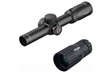Image of Athlon Optics Midas BTR Gen2 Rifle Scope, 1-6x24mm, 30mm Tube, Second Focal Plane, Illuminated ATSR3 Reticle, Black, 213013 w/ Trybe Optics Enhancer - Magnification Doubler