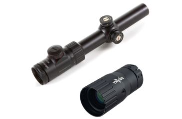 Image of OP Exclusive - Bering Optics Hunting Series 1-4x24 Telescopic Rifle Scope, Black, BE55424 w/ Trybe Optics Enhancer - Magnification Doubler