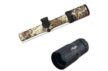 Image of OP Exclusive - Burris 1X-4X-24mm illum Rifle Scope, Sand, 200466 w/ Trybe Optics Enhancer - Magnification Doubler