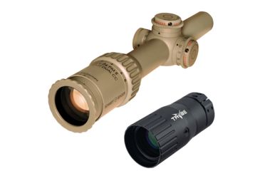 Image of OP Exclusive - Schmidt &amp; Bender 1-8x24 PM II ShortDot Dual CC MDR-T6 1cm cw ST,LT, More Tactical Clicks, Single Turn, Locking Turrets Zero Click, Pantone 7504M, length 293mm / 30mm tube, 683-846-43E-K