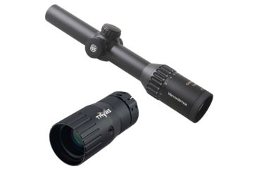 Image of Vector Optics Continental 1-6x24mm IR Rifle Scope, German 4 Reticle, Black, SCOC-23 w/ Trybe Optics Enhancer - Magnification Doubler