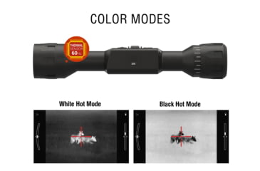 Image of ATN OPMOD Thor LT 320, 3-6x, 25mm Thermal Imaging Rifle Scope, Black, TIWSTLT325O