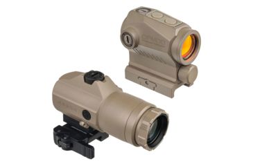 Image of SIG SAUER OPMOD Romeo5 XDR 1x20mm Compact Red Dot Sight, 2 MOA Dot/65 MOA Circle Dot Reticle w/Red Dot Magnifier, Flat Dark Eath