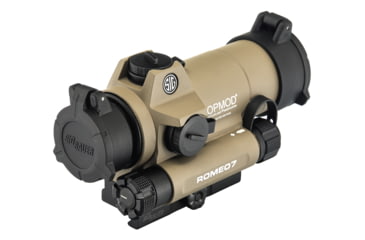 Image of OPMOD Sig Romeo 7 Full Size Red Dot Sight, 1x30mm, 2 MOA Red Dot, 0.5 MOA Adj, M1913, FDE, SOR71021