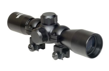 Image of Optima 4x32mm Compact Rifle Scope, 1in, Mil-Dot Reticle, Black, HA90504, EDEMO1