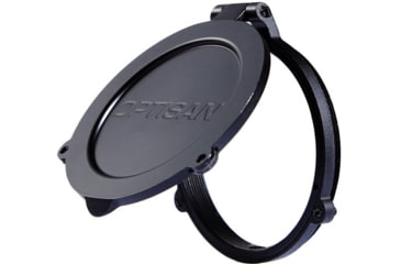 Image of Optisan Precision Sports Optics EVXMFCJ50 EVX Metal Flip Up Covers, Objective 50mm, Black, 37556