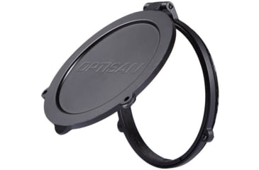 Image of Optisan Precision Sports Optics EVXMFCJ56 EVX Metal Flip Up Covers, Objective 56mm, Black, 37557