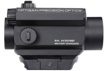 Image of Optisan Precision Sports Optics RMX202 1x20mm Rifle Red Dot Sight, 2 MOA, Black, 37572