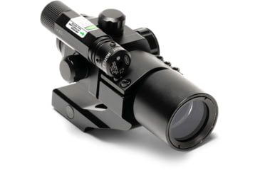 Image of Osprey Global 1x30mm Reflex Red Dot Sight w/Green Laser, 5 MOA Red Dot, Black, OSP-RD-FO-GL