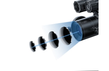 Image of PARD Optics Night Stalker 4K 8x100mm Night Vision Rifle Scope, 3840x2160 pixel, Black, NS4-100/850/LRF