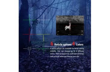 Image of PARD Optics SA62 Thermal Imaging 1-4x45mm Rifle Scope w/LRF, OLED, 640x480, 30Hz, Black, SA62-45 w/LRF