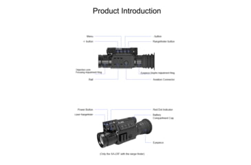 Image of Pard SA 19 Thermal Scope, 1.5x - 6x, 1024x768, Black, SA-19-THR