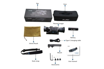 Image of Pard Thermal Imaging 1-4x19mm Rifle Scope w/LRF, OLED, 384x288, 50Hz, Black, SA32-19 w/LRF