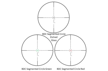 Image of Patriot Optics Argus Rifle Scope, 1.5-6x24mm, 30mm, Second Focal Plane, Etched Glass Black BDC Reticle, Matte Black, PO-S-1.5-6x24mmA