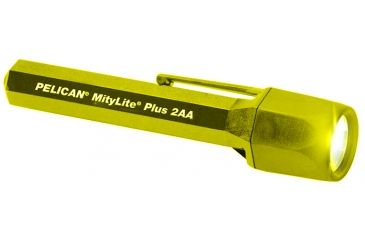 Image of Pelican 2340 MityLite Plus 2AA Xenon Flashlight, Yellow, Boxed 2340-100-245