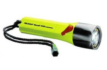 Image of Pelican 2410A StealthLite 4AA LED Flashlight,126 Lumens,Adventure,Yellow 2410-058-245