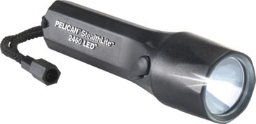 Image of Pelican 2461B StealthLite LED Flashlight, 183 Lumens, with Battery Only, Black 2460-040-110