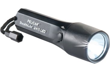 Image of Pelican StealthLite 2410 LED Dive Flashligh, Plain Shroud, Black, 2410-019-117