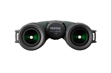 Image of Pentax AD 7x32mm ED Roof Prism Binoculars, Dark Green, Compact, 62891