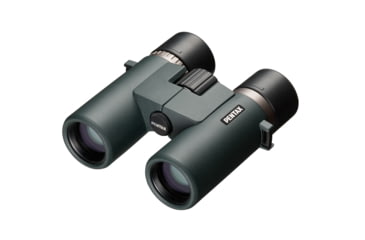 Image of Pentax AD 7x32mm ED Roof Prism Binoculars, Dark Green, Compact, 62891