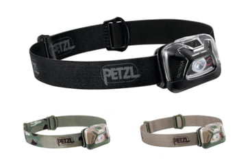 Image of Petzl Tactikka LED Headlamp, Black, Camo, Desert