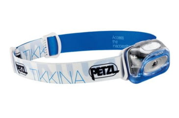 Image of Petzl TIKKINA Compact Headlamp for Proximity Lighting,80 Lumens,Blue E91HMA