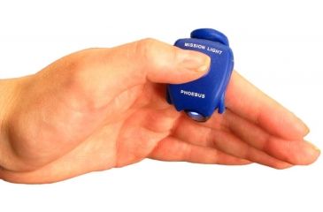 Image of Phoebus Tactical ML-1 LED Mission Light Finger Flashlight, Blue, Small ML-1/BLU
