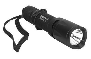 Image of Phoebus Tactical PL CREE LED Lunetta Flashlight with Strobe, Black, Medium PL-5.0