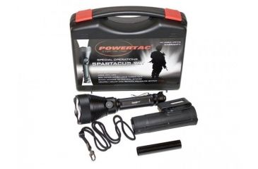 Image of Powertac Spartacus XLT LED Flashlight,800 Lumens - Uses 3 x CR123A SPARTACUS-XLT