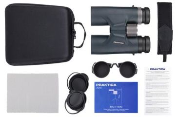 Image of Praktica Avro Binoculars, 8x42mm, Roof Prism, Blue, AV0842BL