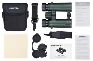 Image of Praktica Pioneer 10x34 Binoculars, Green PRA130