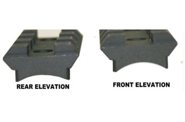 Image of Precision Reflex Savage Accu Trigger 2-Piece Base, Black, 02-176-06