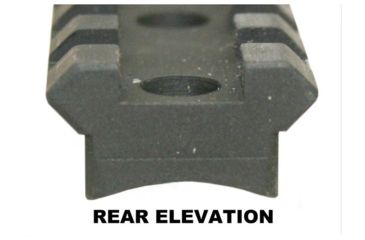 Image of Precision Reflex Savage Accu Trigger S.A. 7in, Full 1913 Railed Base, Black, 02-176-05