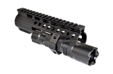 Image of Presma Accessory Scope Ring for M-LOK Slots, 1in Tube, Aluminum, Black ML-25L2