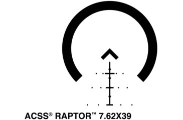 Image of Primary Arms 1-6X24mm First Focal Plane Rifle Scope w/ACSS Raptor 7.62 Reticle, Black, PA1-6X24FFP-R-7.62