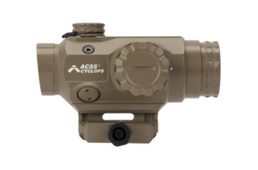 Image of Primary Arms SLx Compact 1x20 Prism Scope with ACSS Cyclops Reticle, FDE PAC1X-ACSS-CYCLOPS-FDE