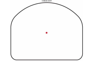 Image of Primary Arms Classic Series Mini Reflex Dot Sight, 24mm, 3 MOA Dot Reticle, Black, 810034