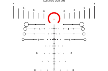 Image of Primary Arms SLx Series Rifle Scope, 4-16x44mm, First Focal Plane, ACSS HUD DMR 308 Illuminated Reticle, Black, 610110